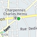 OpenStreetMap - Place Charles Hernu, Villeurbanne, France