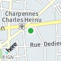 OpenStreetMap - Place Charles Hernu, Villeurbanne, France