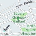OpenStreetMap - Square Château-Gaillard, Villeurbanne, France