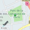 OpenStreetMap - Parc de la Commune de Paris, Villeurbanne, France,